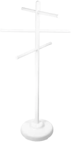 SWIMLINE HYDROTOOLS 89032 Free Standing Poolside Adjustable-Towel Rack With Water Weighted Base Three Arms Tier For Outdoors & Indoors Pool Patio Bathroom Poolside Accessory Holder Bar Drying-Stand 6 SWIMLINE HYDROTOOLS 89032 Free Standing Poolside Adjustable-Towel Rack With Water Weighted Base Three Arms Tier For Outdoors & Indoors Pool Patio Bathroom Poolside Accessory Holder Bar Drying-Stand - Image 6