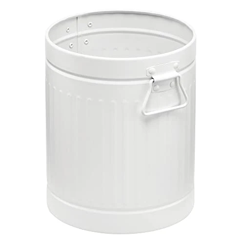 MDesign Steel Metal 2 Gallon/7 Liter Trash Can Wastebasket, Garbage Bin With Handles For Bathroom, Kitchen, Bedroom, Office - Holds Trash, Waste, Garbage, Recycling - Bronze 10 MDesign Steel Metal 2 Gallon/7 Liter Trash Can Wastebasket, Garbage Bin With Handles For Bathroom, Kitchen, Bedroom, Office - Holds Trash, Waste, Garbage, Recycling - Bronze - Image 10