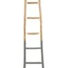 Creative Co-Op Decorative Wood Ladder Misc Furniture, Dark Grey