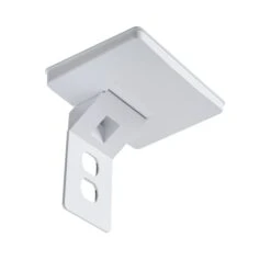 ECHOGEAR Wide Outlet Shelf - Next-Gen Design With Built-in Cord Storage & Room For Bulky Plugs - Works With Both Standard & Decora Outlets - Quick Install With Included Hardware