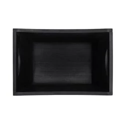 MOOACE Bamboo Trash Can Wastebasket, 2 Gallon Small Garbage Can Waste Basket Recycling Bin Container For Bedroom, Bathroom, Kitchen, Office, Black -Songmics Furniture Shop 215XPoDgQRL