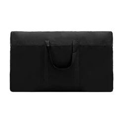 XJ-HOME Extra Large Storage Bag With Zipper And Handle, Large Black Collapsible Travel Bag-180L