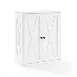 HomeStock Zen Zone Stackable Pantry Distressed White