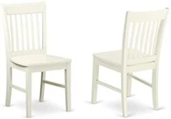 East West Furniture NFC-BLK-W Dining Room Chairs, Wood Seat 13 East West Furniture NFC-BLK-W Dining Room Chairs, Wood Seat -Songmics Furniture Shop 219gfBjt8L. AC