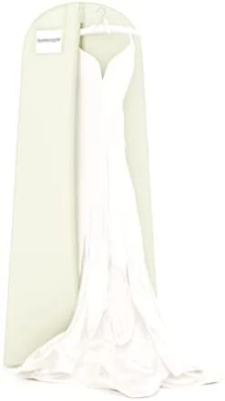 HANGERWORLD 72inch Breathable Wedding Gown Long Dress Hanging Garment Bag For Closet Storage (White) -Songmics Furniture Shop 21AYQyCg9L. AC