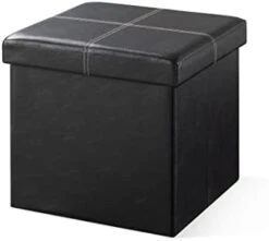 Otto & Ben Folding Chest With Memory Foam Seat Tufted Faux Leather Trunk Bedroom Ottomans Bench End Table, 45 Inch, Black 27 Otto & Ben Folding Chest With Memory Foam Seat Tufted Faux Leather Trunk Bedroom Ottomans Bench End Table, 45 Inch, Black -Songmics Furniture Shop 21BJcGMUoqL. AC