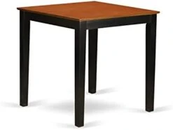 East West Furniture Room PBT-BLK-T Mid Century Modern Dining Table With Cherry Square Tabletop And 36 X 36 X 36-Black Finish, 36", Black & Cherry 7 East West Furniture Room PBT-BLK-T Mid Century Modern Dining Table With Cherry Square Tabletop And 36 X 36 X 36-Black Finish, 36", Black & Cherry -Songmics Furniture Shop 21FsKxenIL. AC