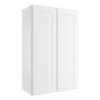 LOVMOR Wall-Mounted Bathroom Cabinet, Medicine Cabinet, Bathroom Cabinet Wall Mounted With Adjustable Shelves & Soft-Close Door, 12" D*27" W*42" H
