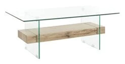 Safavieh Home Kayley Natural And Glass Coffee Table -Songmics Furniture Shop 21IN4GuAXDL