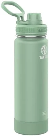 Takeya Actives Insulated Stainless Steel Water Bottle With Spout Lid, 32 Ounce, Midnight Blue 7 Takeya Actives Insulated Stainless Steel Water Bottle With Spout Lid, 32 Ounce, Midnight Blue - Image 7