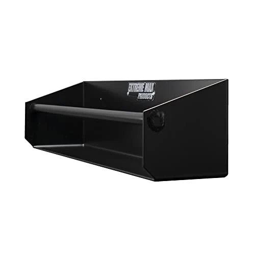 Extreme Max 5001.6137 Wall-Mount Aluminum Tie-Down Hanger Storage Rack Shelf For Enclosed Race Trailer, Shop, Garage, Storage - Black 2 Extreme Max 5001.6137 Wall-Mount Aluminum Tie-Down Hanger Storage Rack Shelf For Enclosed Race Trailer, Shop, Garage, Storage - Black - Image 2