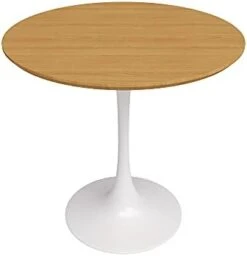 Jamesdar Kurv Kitchen Table, 31.5", White Faux Marble With Black Base -Songmics Furniture Shop 21RGbCFtSoL. AC