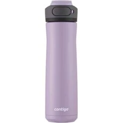 Contigo Cortland Chill 2.0 Stainless Steel Vacuum-Insulated Water Bottle With Spill-Proof Lid, Keeps Drinks Hot Or Cold For Hours With Interchangeable Lid, 24oz, Lavender -Songmics Furniture Shop 21SyktzogTL