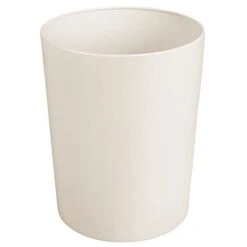 MDesign Round Metal Small 1.7 Gallon Recycle Trash Can Wastebasket, Garbage Container Bin For Bathrooms, Kitchen, Bedroom, Home Office - Durable Stainless Steel - Mirri Collection - White Marble 17 MDesign Round Metal Small 1.7 Gallon Recycle Trash Can Wastebasket, Garbage Container Bin For Bathrooms, Kitchen, Bedroom, Home Office - Durable Stainless Steel - Mirri Collection - White Marble -Songmics Furniture Shop 21TXZbwnjaL