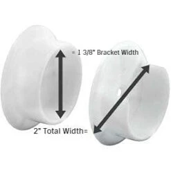 1 3/8" Thick Solid Wood Closet Pole With Plastic End-brackets (3 FT) -Songmics Furniture Shop 21TxtyyvemL