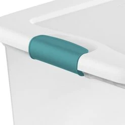 Sterilite 56 Quart Latching Stackable Under Bed Or Closet Storage Box Container Bins With Secure Lid And Wheels, Clear (12 Pack) 19 Sterilite 56 Quart Latching Stackable Under Bed Or Closet Storage Box Container Bins With Secure Lid And Wheels, Clear (12 Pack) -Songmics Furniture Shop 21Vj8Bt7WDL