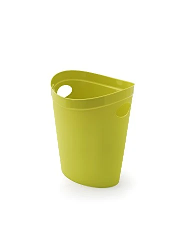 Addis 514805 Plastic Waste Paper Bathroom Bedroom Office Bin, 12 Litre, Lime Green 1 Addis 514805 Plastic Waste Paper Bathroom Bedroom Office Bin, 12 Litre, Lime Green