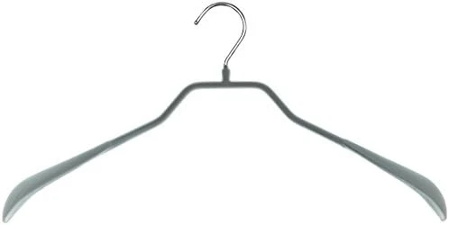 Mawa By Reston Lloyd BodyForm Series Non-Slip Space-Saving Clothes Hanger For Jackets, Suits & Coats, 16-1/2", Style 42/L, Set Of 5, Black 12 Mawa By Reston Lloyd BodyForm Series Non-Slip Space-Saving Clothes Hanger For Jackets, Suits & Coats, 16-1/2", Style 42/L, Set Of 5, Black - Image 12