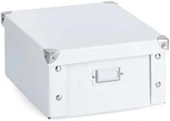 Zeller 17764 Storage Box 40 X 33 X 17 Cm White Cardboard -Songmics Furniture Shop 21fOAMc9PpL. AC