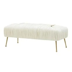 TOV Furniture TOV-IHOC68201 Jessica Velvet Bench Cream 7 TOV Furniture TOV-IHOC68201 Jessica Velvet Bench Cream -Songmics Furniture Shop 21fbsXDyoyL