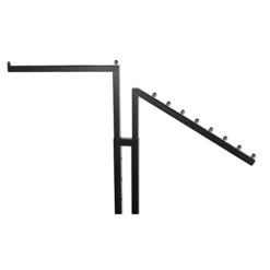 Clothing Rack - Black 2-Way - Straight & Slanted Arms With Black Matte And Chrome Accents - Adjustable From 48" To 72" - Use For Retail, Restaurants, And Home Storage 10 Clothing Rack - Black 2-Way - Straight & Slanted Arms With Black Matte And Chrome Accents - Adjustable From 48" To 72" - Use For Retail, Restaurants, And Home Storage -Songmics Furniture Shop 21giNLzLR3L