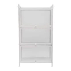 Kitchen Shelves Bread Rack Coffee Station Kitchen Storage Shelves, 4 Tier Kitchen Organizer Shelf For Dishes Wine, Pots And Pans, With 4 Hooks, For Kitchen, Coffee Bar, Living Room