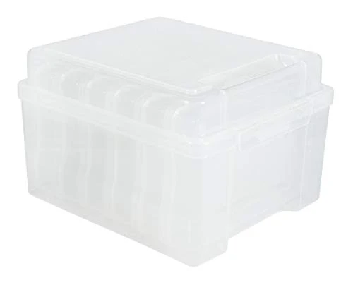 Rayher 39572000 Storage Box With 6 Compartments, 210x185x140mm, Transparent 1 Rayher 39572000 Storage Box With 6 Compartments, 210x185x140mm, Transparent