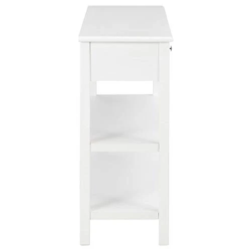 VidaXL Sideboard White 43.3"x13.8"x31.5" MDF 5 VidaXL Sideboard White 43.3"x13.8"x31.5" MDF - Image 5