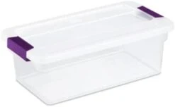 JOEY'Z Clear Plastic Storage Bins With Lids Stackable Storage Bins (Pack Of 12) 9 JOEY'Z Clear Plastic Storage Bins With Lids Stackable Storage Bins (Pack Of 12) -Songmics Furniture Shop 21onnfdKmGL. AC 1