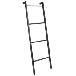 MDesign Metal Wall-Leaning Towel Ladder For Bathroom - 4-Level Decorative Ladder Rack And Towel Holder - Rustic Bath Towel Storage Stand For Modern Decor - Bathroom Towel Ladder Rack - Matte Black 17 MDesign Metal Wall-Leaning Towel Ladder For Bathroom - 4-Level Decorative Ladder Rack And Towel Holder - Rustic Bath Towel Storage Stand For Modern Decor - Bathroom Towel Ladder Rack - Matte Black -Songmics Furniture Shop 21pJIk3I5GL