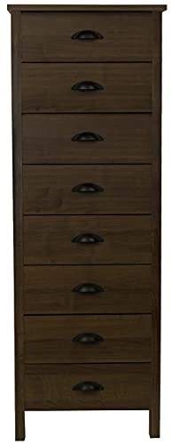 Venture Horizon 8 Drawer Lingerie Bureau Walnut