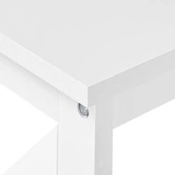 Yaheetech 3-Tier Console Table With 3 Storage Shelves, Entryway Table Sofa Side Narrow Long Table Bookshelf For Hallway Living Room, Accent Furniture, White -Songmics Furniture Shop 21xht2LYQkL