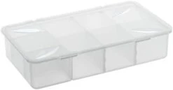 Rotho, Snappy, Storage Box With Dividers, Plastic (PP) BPA-free, Transparent, 3l (33 X 19 X 7,6 Cm) 13 Rotho, Snappy, Storage Box With Dividers, Plastic (PP) BPA-free, Transparent, 3l (33 X 19 X 7,6 Cm) -Songmics Furniture Shop 31 5E4oHQ5L. AC