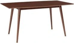 Walker Edison 6 Person Simple Wood Room Kitchen Table, Walnut -Songmics Furniture Shop 31 iAYbZbdL. AC