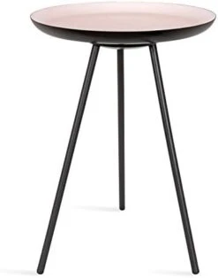 Kate And Laurel Laranya Modern Side Table, 15" X 15" X 22.5", Teal And Black, Chic Minimalist End Table -Songmics Furniture Shop 31 mHeV0q3L. AC