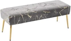 Duhome Button-Tufted Ottoman Bench, Upholstered Bedroom Benches Leather Footrest Stool Accent Bench For Entryway Dining Room Living Room Bedroom End Of Bed, Yellowish Brown -Songmics Furniture Shop 31 rwc2CWyL. AC