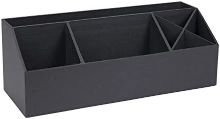 Bigso Elisa Desktop Organizer | Durable Office Desk Organizer For Office Supplies And Accessories | Desk Organizer With 7 Compartments For Customizable Organization | 13.1”x4.9”x4.9” | Ash 7 Bigso Elisa Desktop Organizer | Durable Office Desk Organizer For Office Supplies And Accessories | Desk Organizer With 7 Compartments For Customizable Organization | 13.1”x4.9”x4.9” | Ash - Image 7