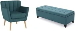 Christopher Knight Home Merel Mid Century Modern Fabric Club Chair, Dark Teal/Natural 13 Christopher Knight Home Merel Mid Century Modern Fabric Club Chair, Dark Teal/Natural -Songmics Furniture Shop 31 uu82W4ML. AC