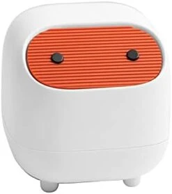 AnyCar Cute Mini Ninja Desktop Trash Can Double Press Trash Can With Lid Suitable For Office Bedroom Trash Can -Songmics Furniture Shop 310DLbqeWgS. AC