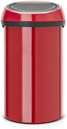 Brabantia 402487 Trash Can With Lid, Passion Red, 13.2 Gal (60 L), Touch Bin 9 Brabantia 402487 Trash Can With Lid, Passion Red, 13.2 Gal (60 L), Touch Bin - Image 9