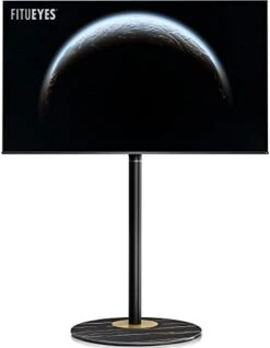 FITUEYES Design Swivel Corner Floor TV Stand For 32 37 43 50 55 60 65 Inch TV, Mid Century Modern White Corner TV Floor Stand With Marble Textured Glass Base & Concealed Storage, Master Series 16 FITUEYES Design Swivel Corner Floor TV Stand For 32 37 43 50 55 60 65 Inch TV, Mid Century Modern White Corner TV Floor Stand With Marble Textured Glass Base & Concealed Storage, Master Series -Songmics Furniture Shop 310cn9gK9vL. AC