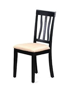 East West Furniture DUAN6-BLK-C Kitchen Set -Songmics Furniture Shop 310n0cOhwdL