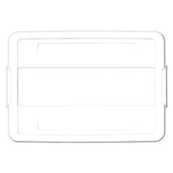 Cetomo 65L*4 Plastic Storage Box, Tote Box,Organizing Container With Durable Lid And Secure Latching Buckles, Stackable And Nestable, 4Pack, Gray With Buckle -Songmics Furniture Shop 311EVFsnVYL