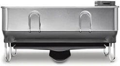 Simplehuman Compact Kitchen Dish Drying Rack With Swivel Spout, Fingerprint-Proof Stainless Steel Frame, Grey Plastic & 4.5 Liter / 1.2 Gallon Round Bathroom Step Trash Can, Brushed Stainless Steel 17 Simplehuman Compact Kitchen Dish Drying Rack With Swivel Spout, Fingerprint-Proof Stainless Steel Frame, Grey Plastic & 4.5 Liter / 1.2 Gallon Round Bathroom Step Trash Can, Brushed Stainless Steel -Songmics Furniture Shop 311MVmZilPL. AC