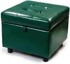 H&B Luxuries Tufted Leather Square Flip Top Storage Ottoman Cube Foot Rest (Black) 22 H&B Luxuries Tufted Leather Square Flip Top Storage Ottoman Cube Foot Rest (Black) -Songmics Furniture Shop 311hWrzodL. AC