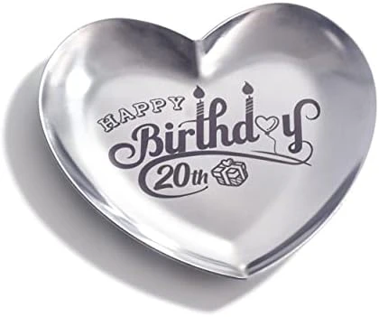 VWALK Sweet 16 Birthday Stainless Steel Jewelry Tray Gifts Laser Engraved Heart Shape Dish Personalized 16th Birthday Gifts For Daughter Sister Granddaughter Niece Friend 11 VWALK Sweet 16 Birthday Stainless Steel Jewelry Tray Gifts Laser Engraved Heart Shape Dish Personalized 16th Birthday Gifts For Daughter Sister Granddaughter Niece Friend - Image 11
