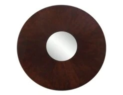 Furniture Of America Telstars Round Dining Table With Lazy Susan, Espresso