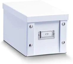 Zeller 17764 Storage Box 40 X 33 X 17 Cm White Cardboard -Songmics Furniture Shop 312RYjwQABL. AC