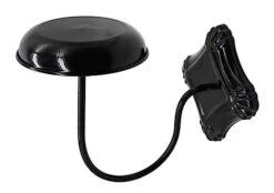 Owlgift Wall Mounted Hat Rack, Wig Display, Multifunctional Helmet Rack, Black Painted Steel Hanging Hat Rack, Wall Rack For Hat, Helmet & Coat, Cap Holder Organizer For Bedroom, Entryway