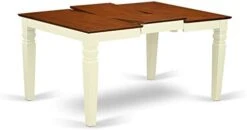 East West Furniture Wet-BCH-TL Wooden Kitchen Table With Cherry Rectangular Tabletop And 60 X 42 X 30-Black Finish -Songmics Furniture Shop 313HcNBE4uL. AC